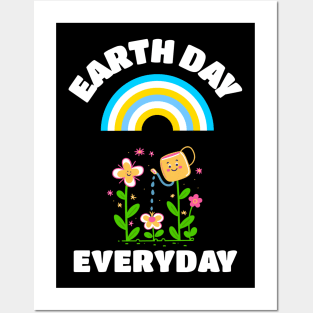 Earth Day Celebration Cute Nature Posters and Art